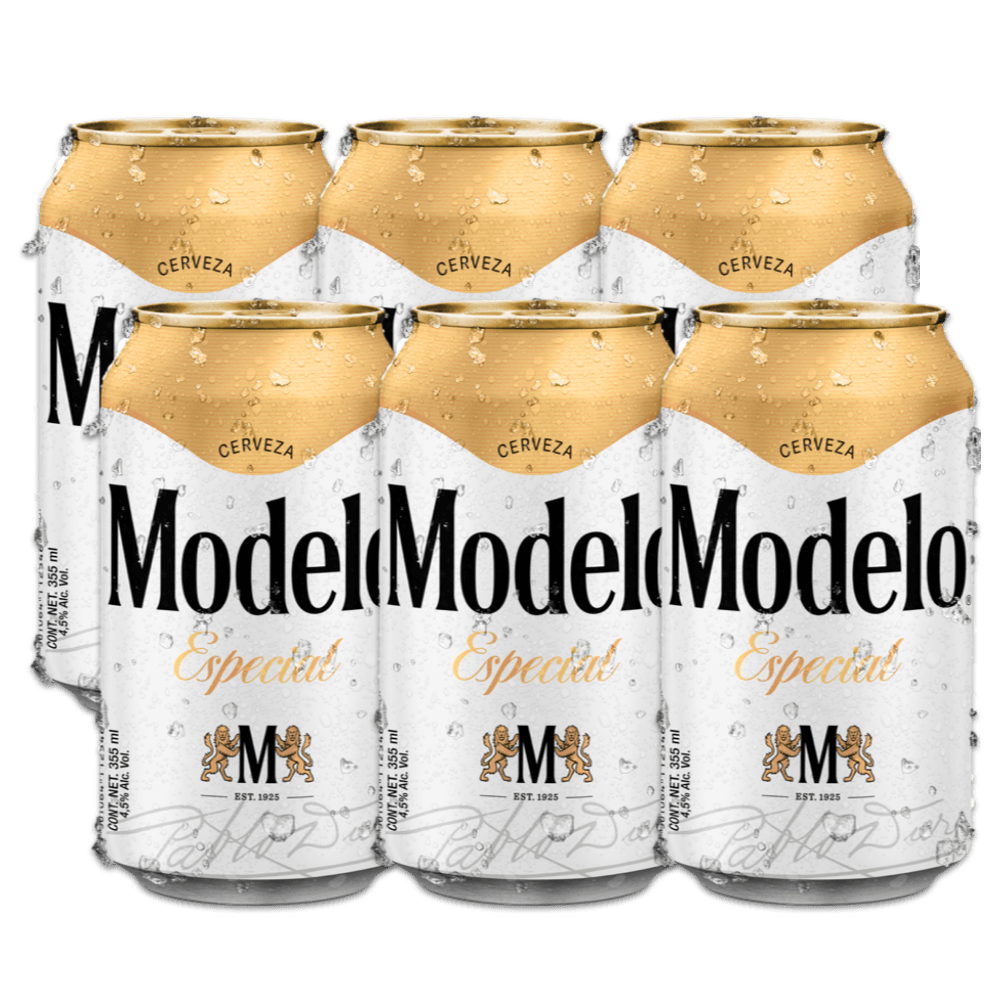 6 Pack Modelo Especial Lata 355ml - TaDa Delivery de Bebidas |México