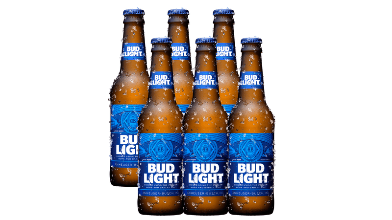 6 Pack Bud Light Botella 355ml - TaDa Delivery de Bebidas |México