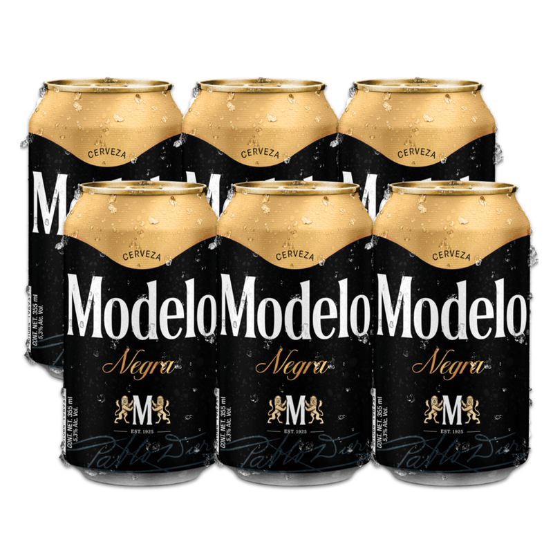 6 Pack Negra Modelo Lata 355ml