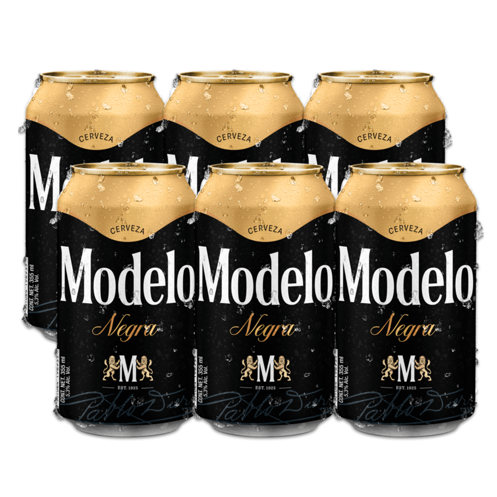 6 Pack Negra Modelo Lata 355ml - TaDa Delivery de Bebidas |México
