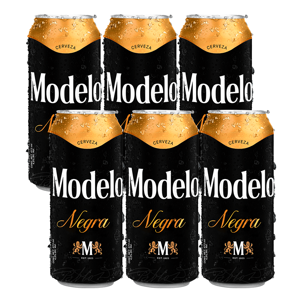 6 pack Negra Modelo Laton 473ml - TaDa Delivery de Bebidas |México