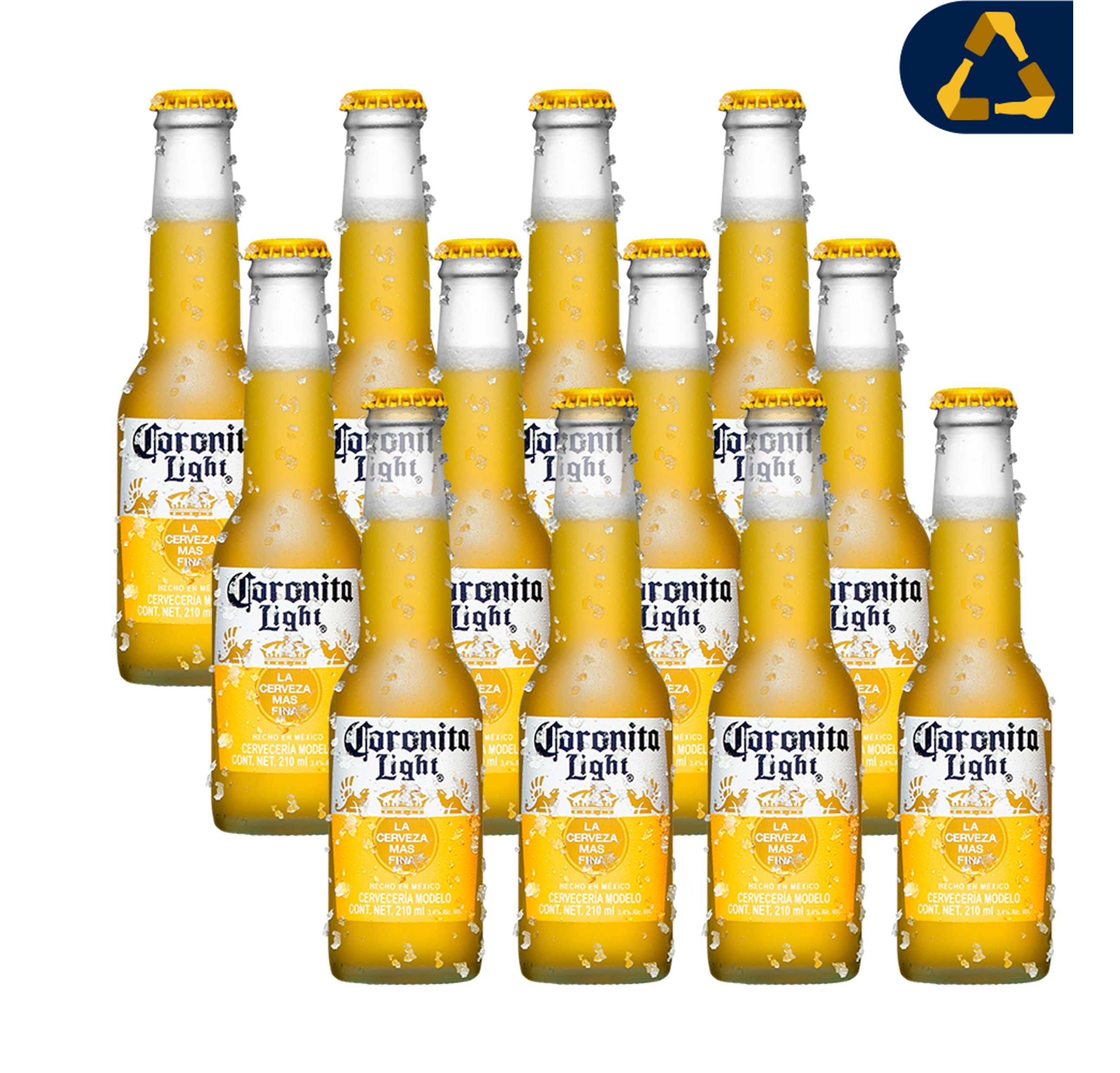12 Pack Corona Light Botella 210ml - TaDa Delivery de Bebidas |México