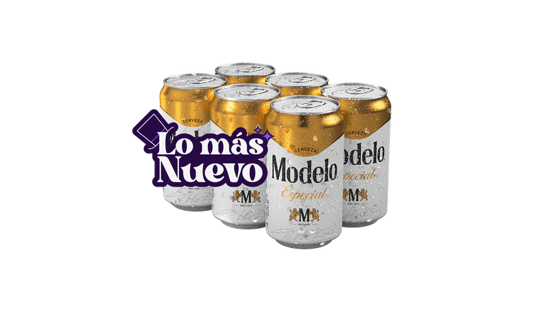 6 Pack Modelo Especial Lata 330ml - TaDa Delivery de Bebidas |México