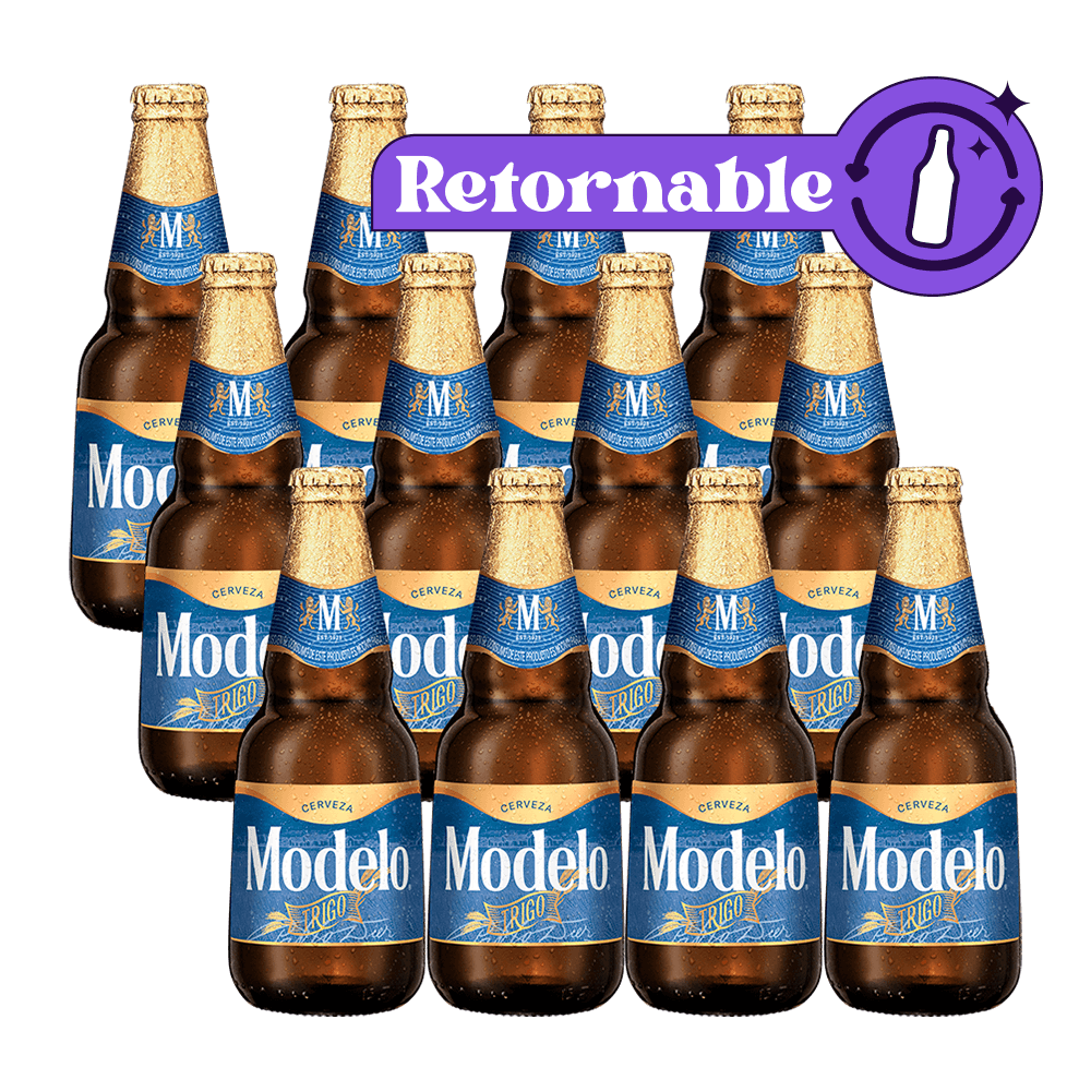 12 Pack Modelo Trigo Botella 355ml - TaDa Delivery de Bebidas |México
