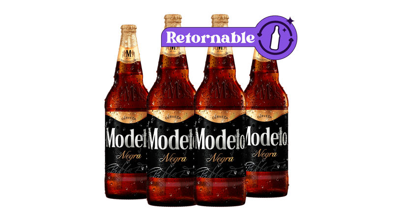 4 pack Negra Modelo Mega 1L - TaDa Delivery de Bebidas |México