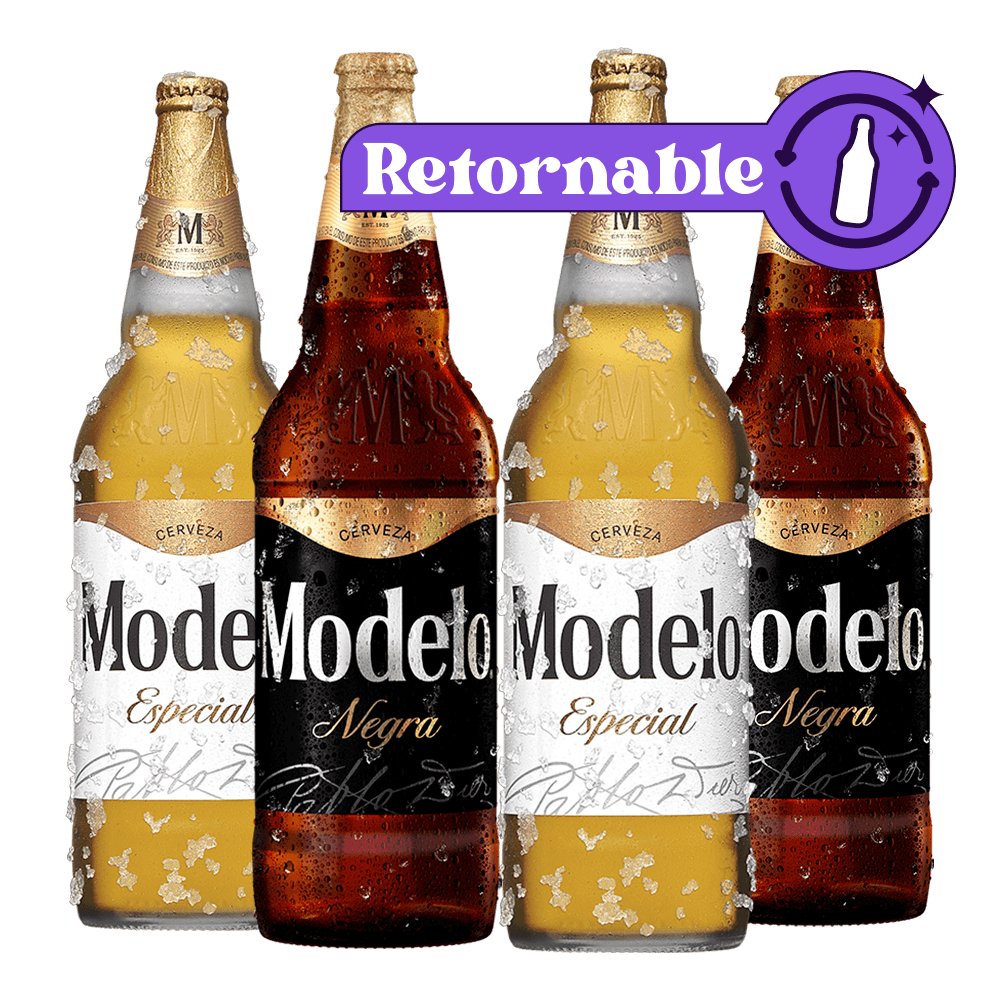 2+2 Modelo Especial y Negra Modelo Mega 1L - TaDa Delivery de Bebidas  |México