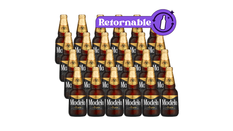 24 pack Negra Modelo Botella Retornable 355ml - TaDa Delivery de Bebidas  |México