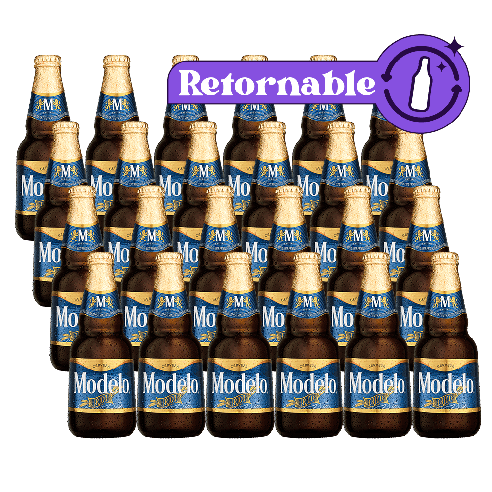 24 pack Modelo Trigo Botella Retornable 355ml - TaDa Delivery de Bebidas  |México