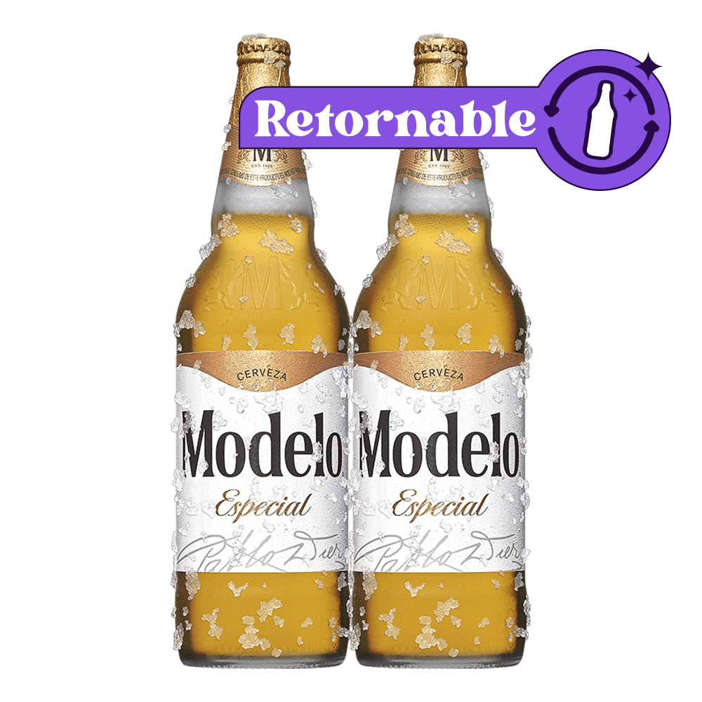 2 Pack Modelo Especial Mega Retornable 1l - TaDa Delivery de Bebidas |México