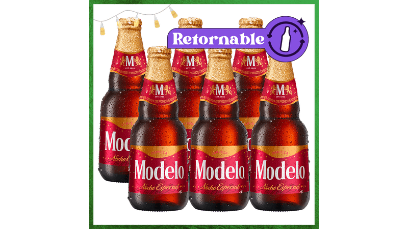 6-pack-Modelo Noche Especial Botella Retornable 355ml - TaDa Delivery de  Bebidas |México