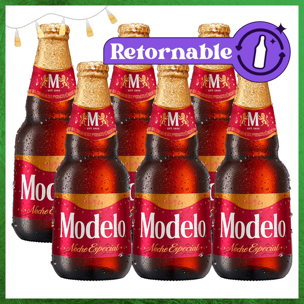 6-pack-Modelo Noche Especial Botella Retornable 355ml - TaDa Delivery de  Bebidas |México