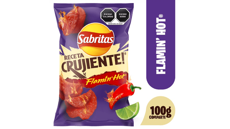 Sabritas Crujiente Flamin Hot 100gr - TaDa Delivery de Bebidas |México